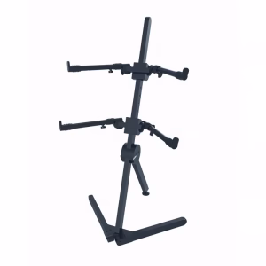 Dbl Tier Adj Foldaway Keyboard Stand