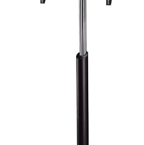 Quik Lok Opera Molveno Black Gloss Mobile Tv Stand