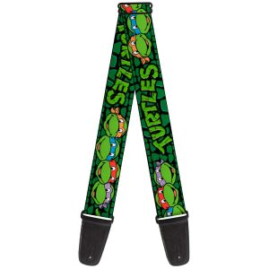 Classic Ninja Turtles Group Guitar Strap