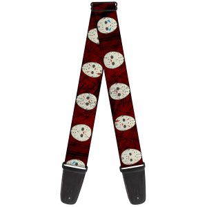 Friday the 13th Hockey Mask Guitar Strap