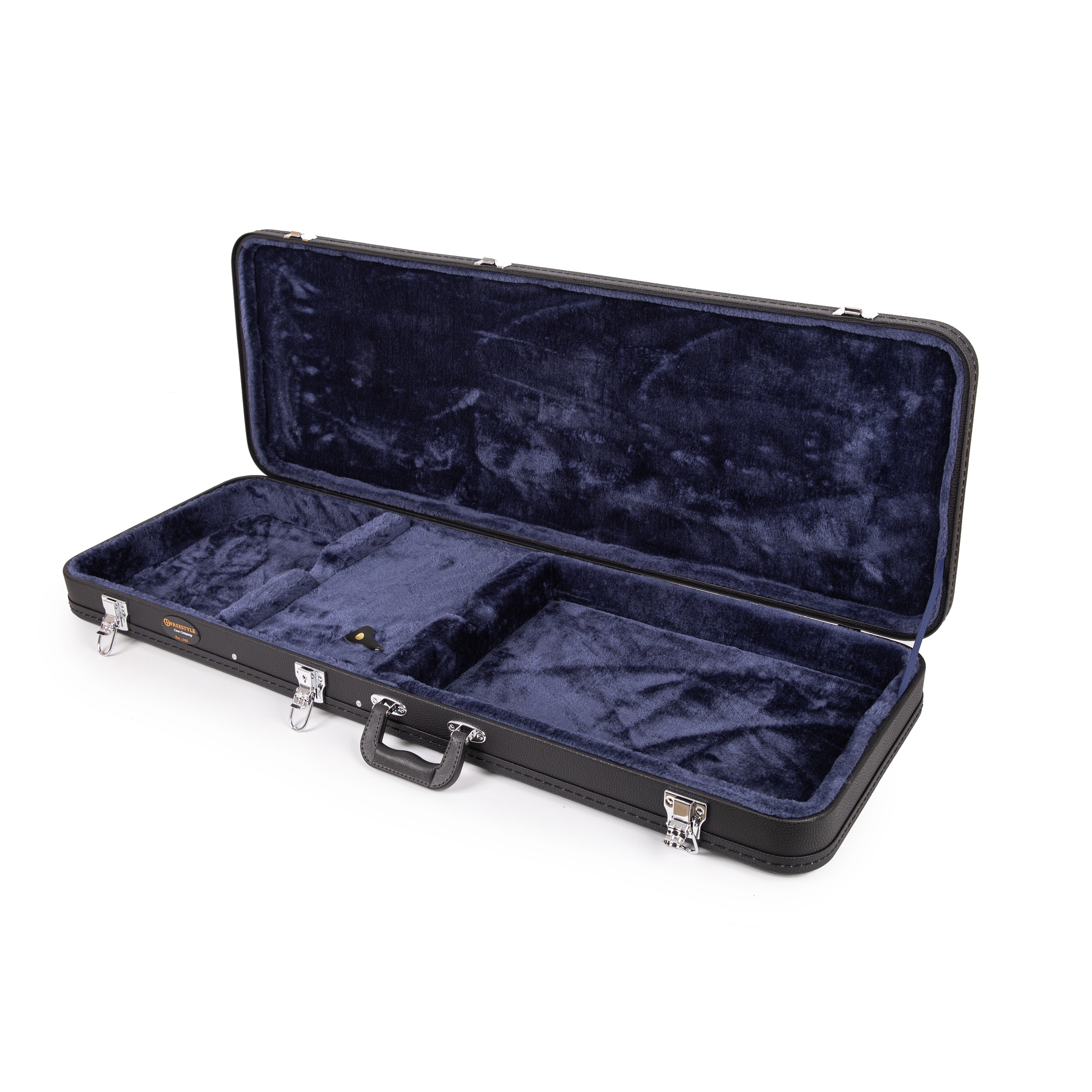 Deluxe Hard-Shell Wood Case Electric Guitars - Image 2