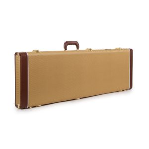 Deluxe Hard-Shell Wood Case Electric Guitars Tweed