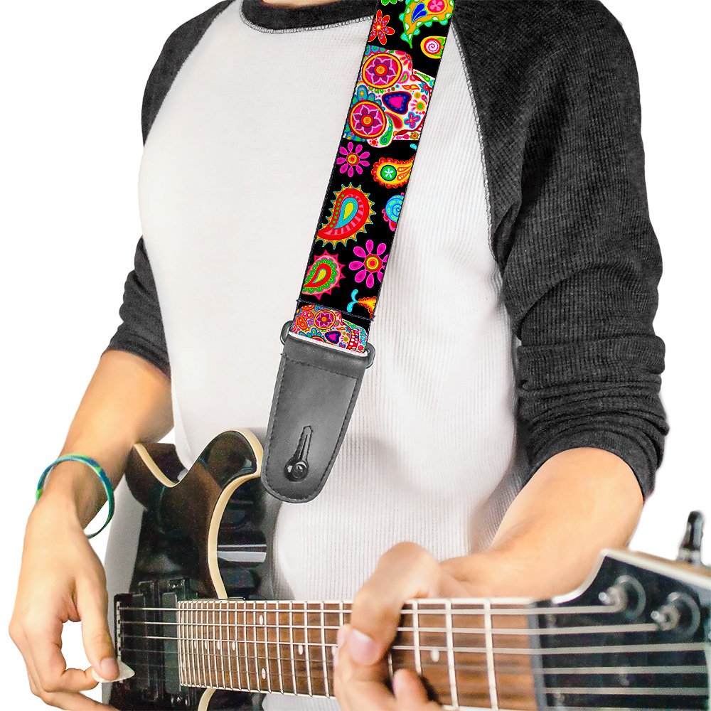 Thaneeya Mcardle Bobo Sugar Skull Guitar Strap - Image 2