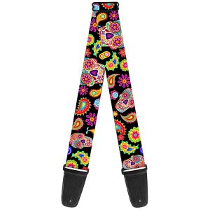 Thaneeya Mcardle Bobo Sugar Skull Guitar Strap