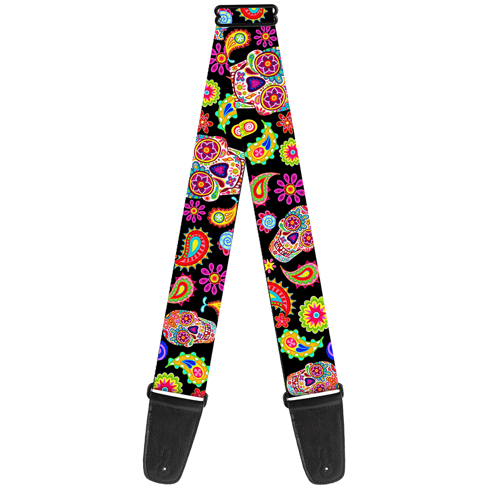Thaneeya Mcardle Bobo Sugar Skull Guitar Strap