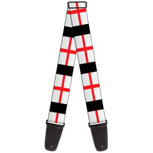 England Flag Guitar Strap