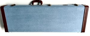 Deluxe Hard-Shell Wood Case Electric Guitars-Denim Blue
